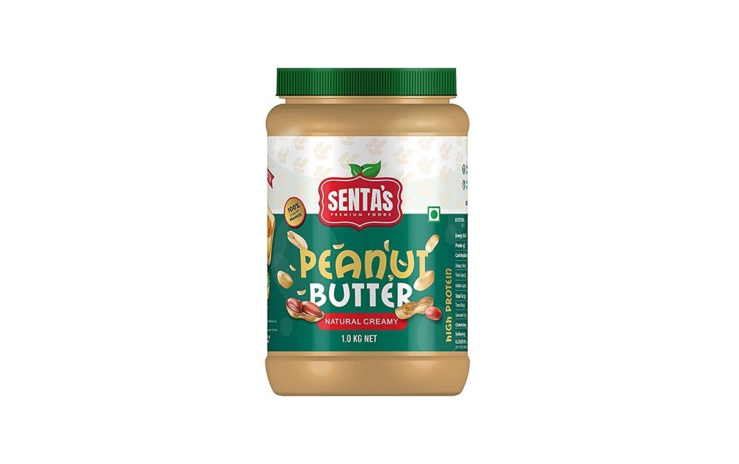 Senta's Peanut Butter Natural Creamy    Plastic Jar  1 kilogram